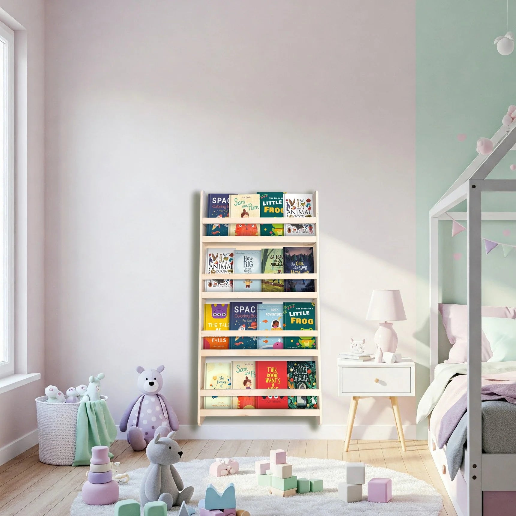 Four tier Montessori Bookshelves