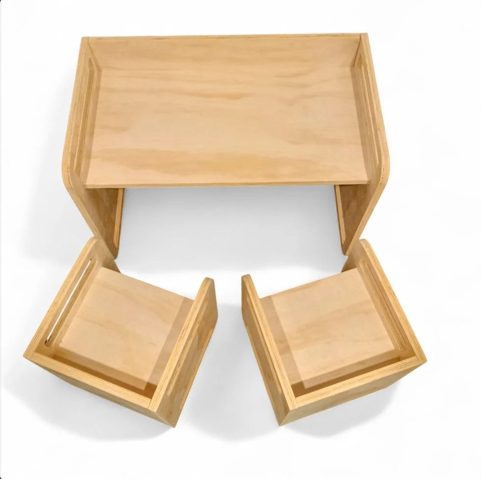 Montessori Discovery Table & Chair Set – Cultivate Independence