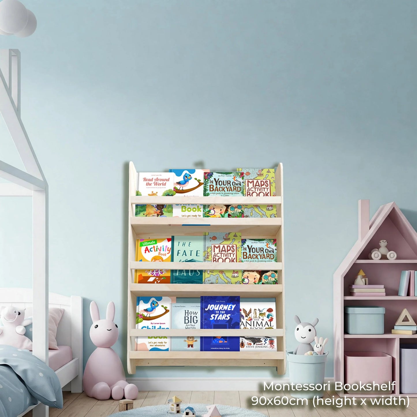Three tier Montessori Bookshelves