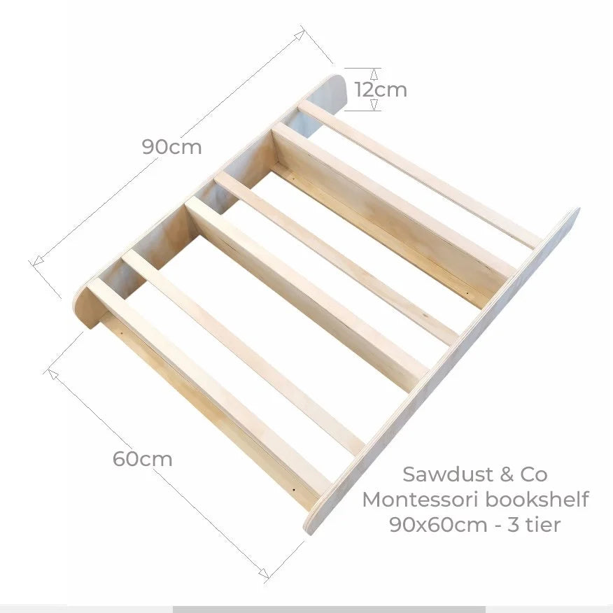 Three tier Montessori Bookshelves