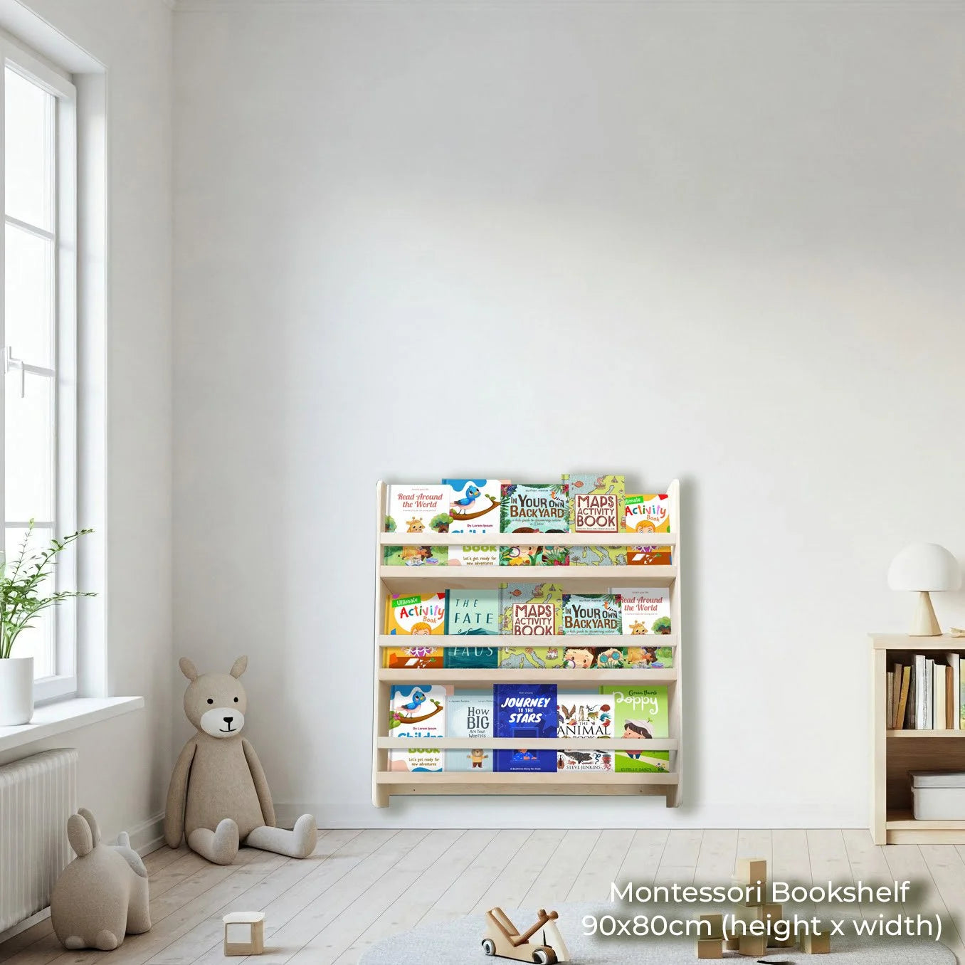 Three tier Montessori Bookshelves