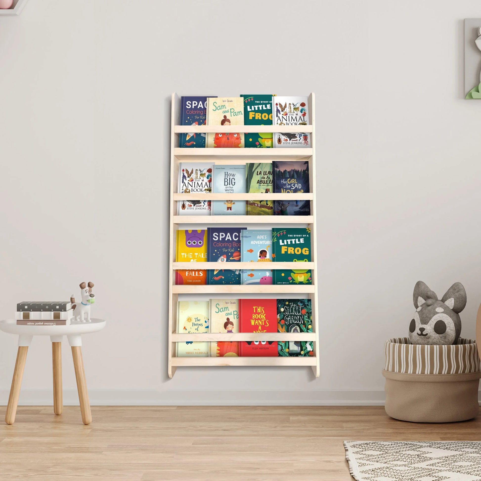 Four tier Montessori Bookshelves