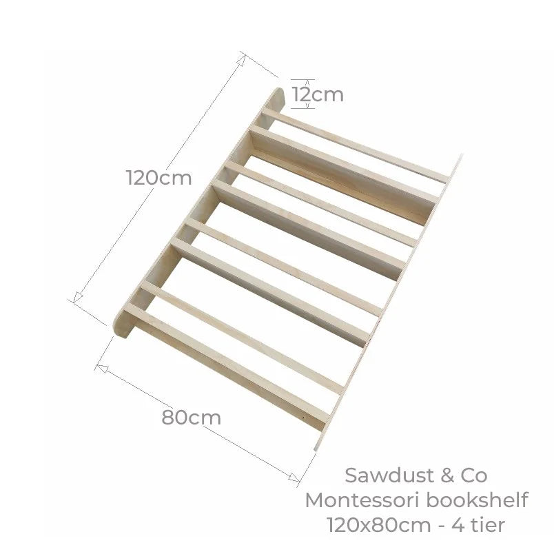 Four tier Montessori Bookshelves