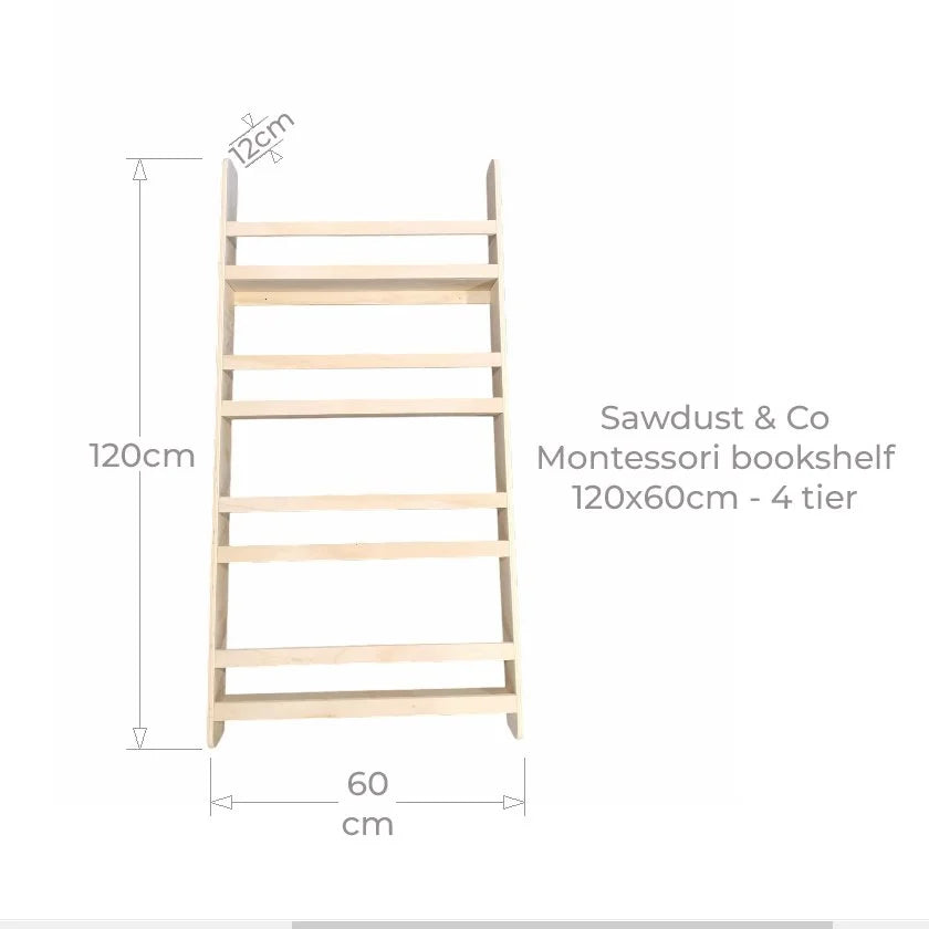 Four tier Montessori Bookshelves