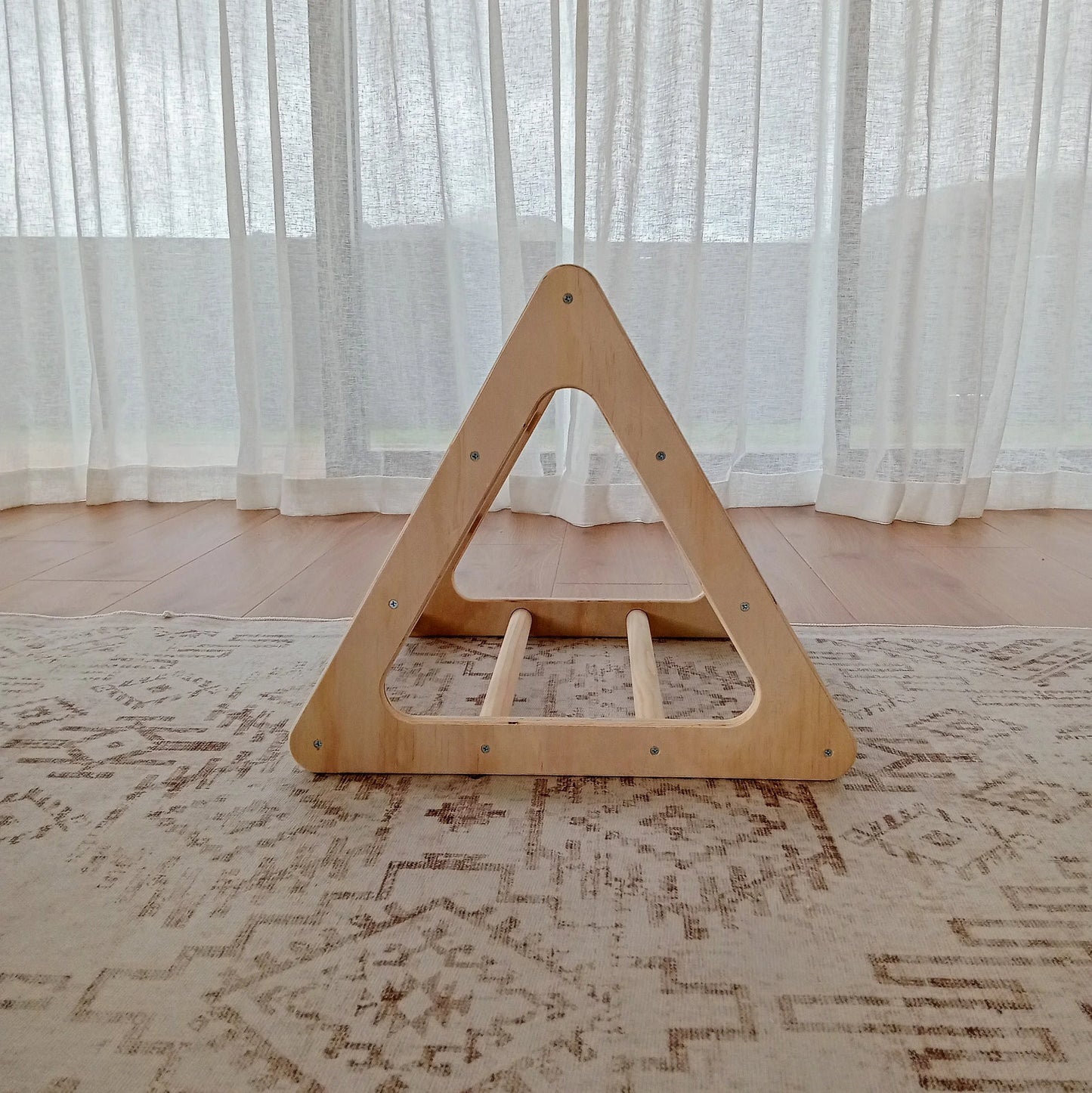 Pikler Mini Triangle – Compact 40 cm Montessori Climbing Frame