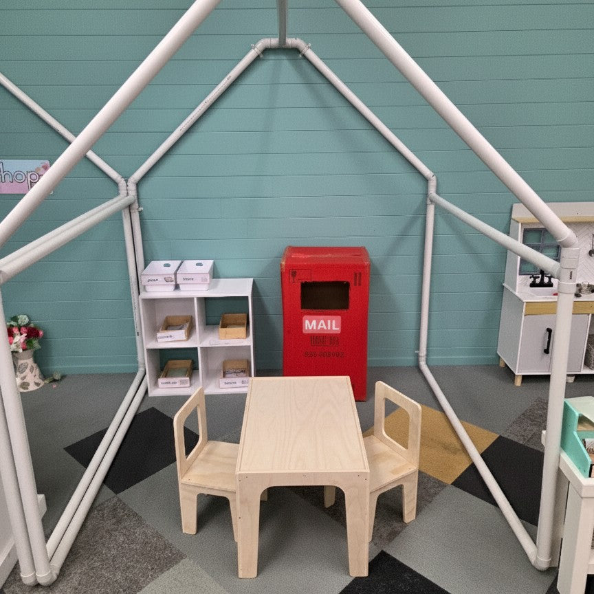 Wooden Kids Table and Chairs Set | NZ Made Toddler Play Furniture