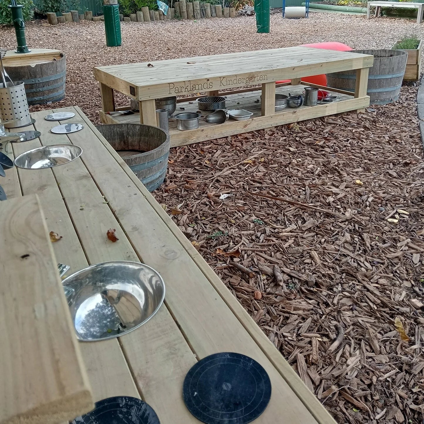 2.0 m Mud Kitchen – Preschool Edition: Dual Play Zones & Outdoor Durability