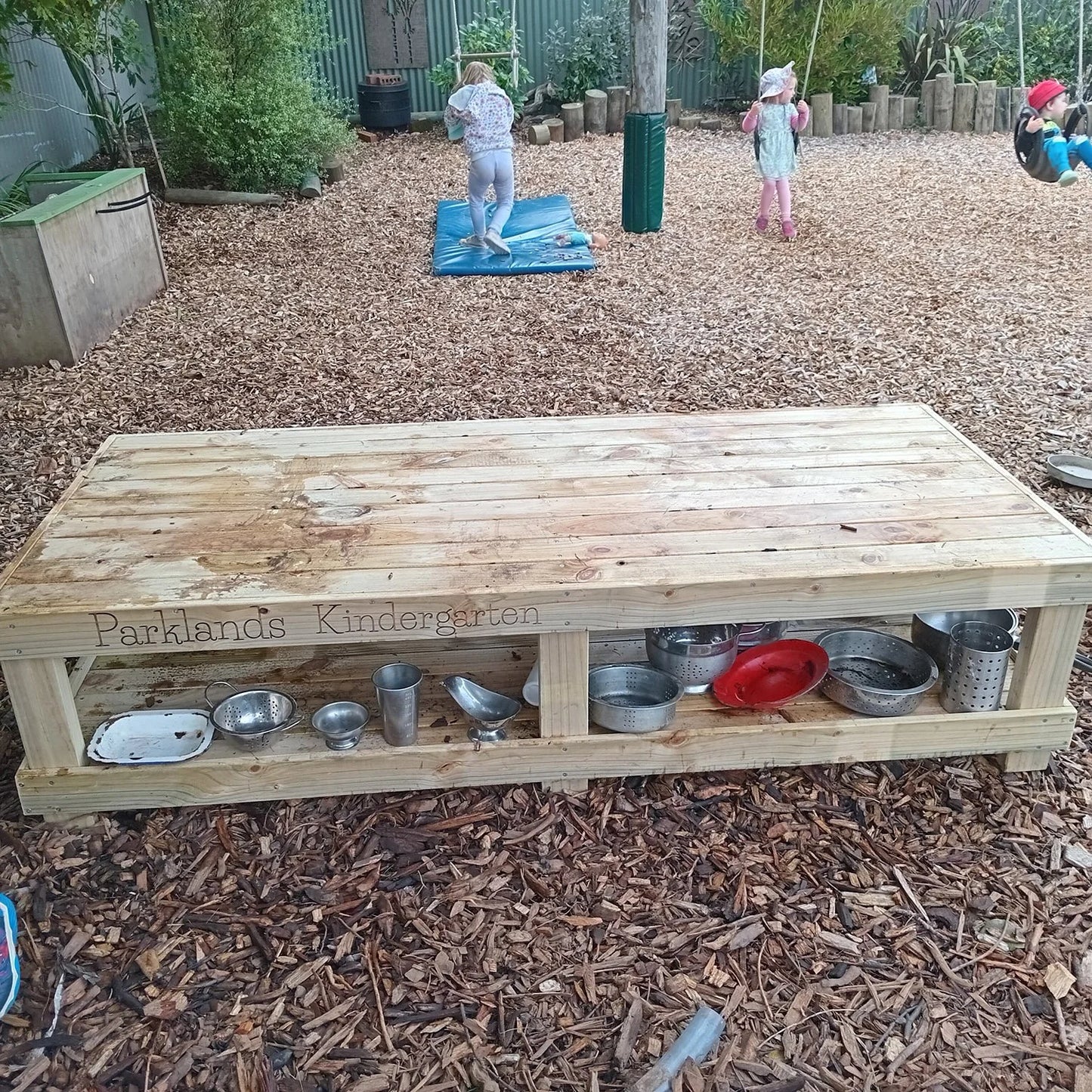 Outdoor kids play table
