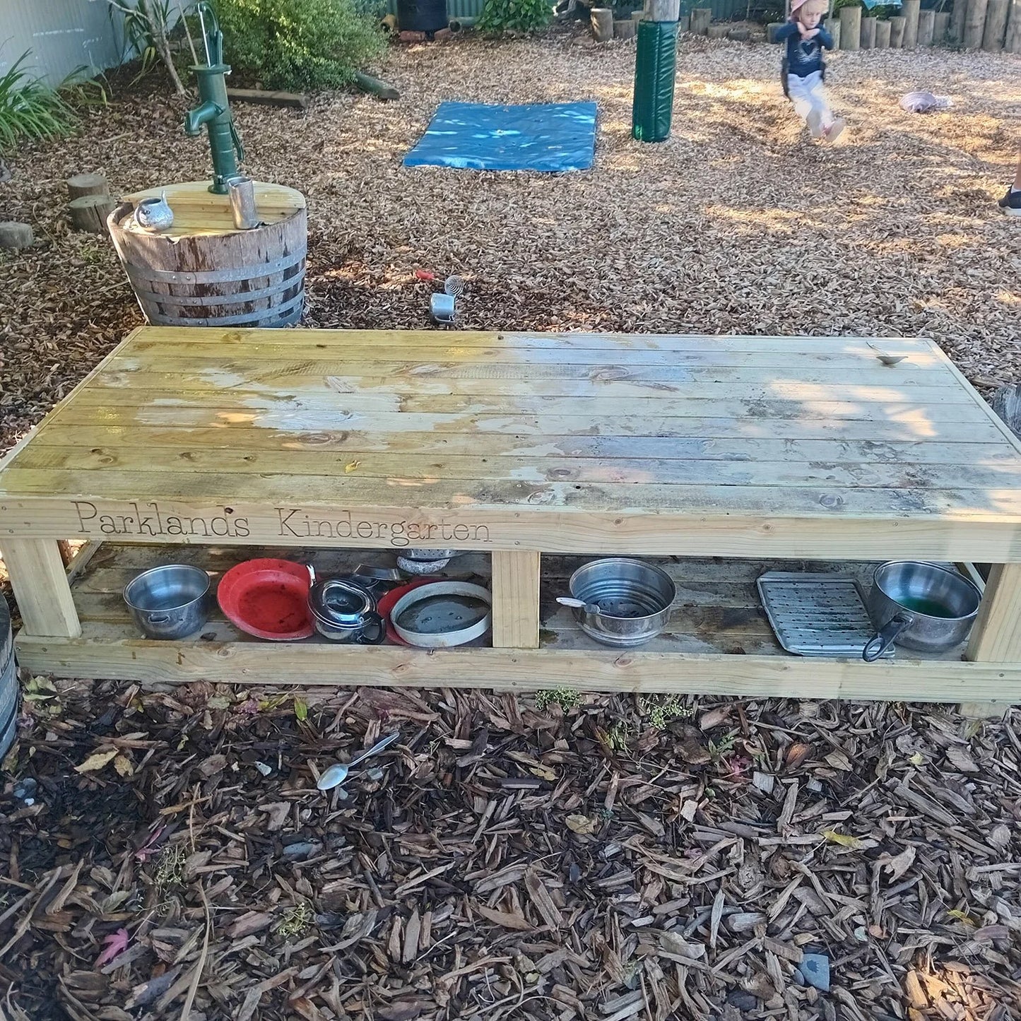 Outdoor kids play table