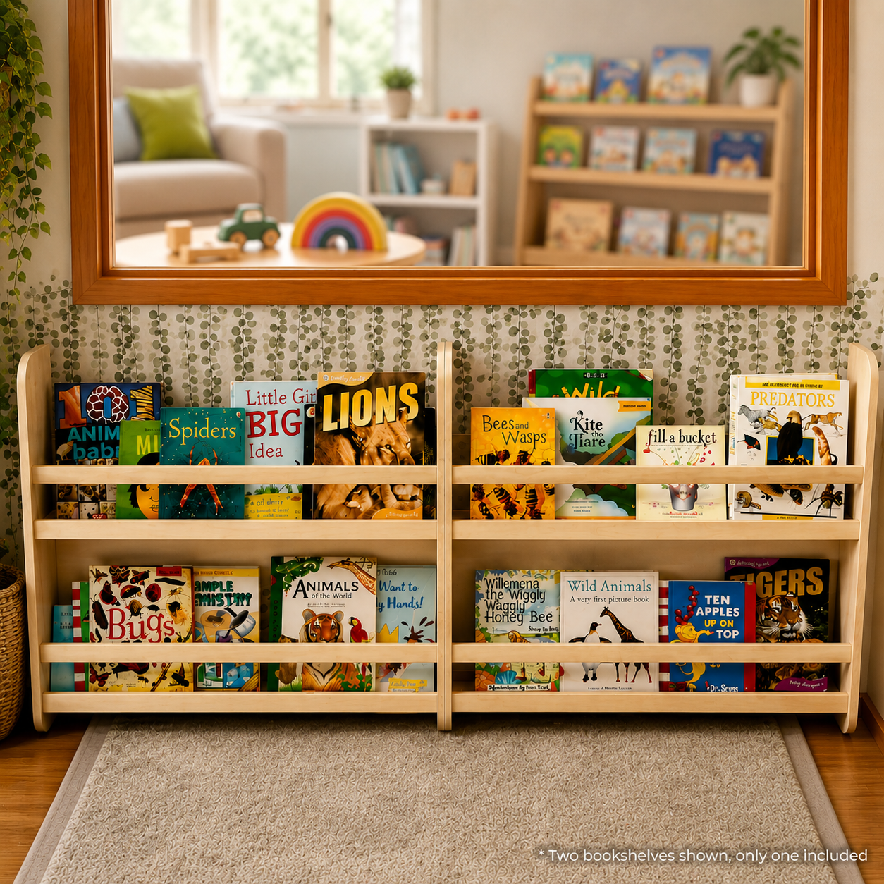 Two tier Montessori Bookshelves