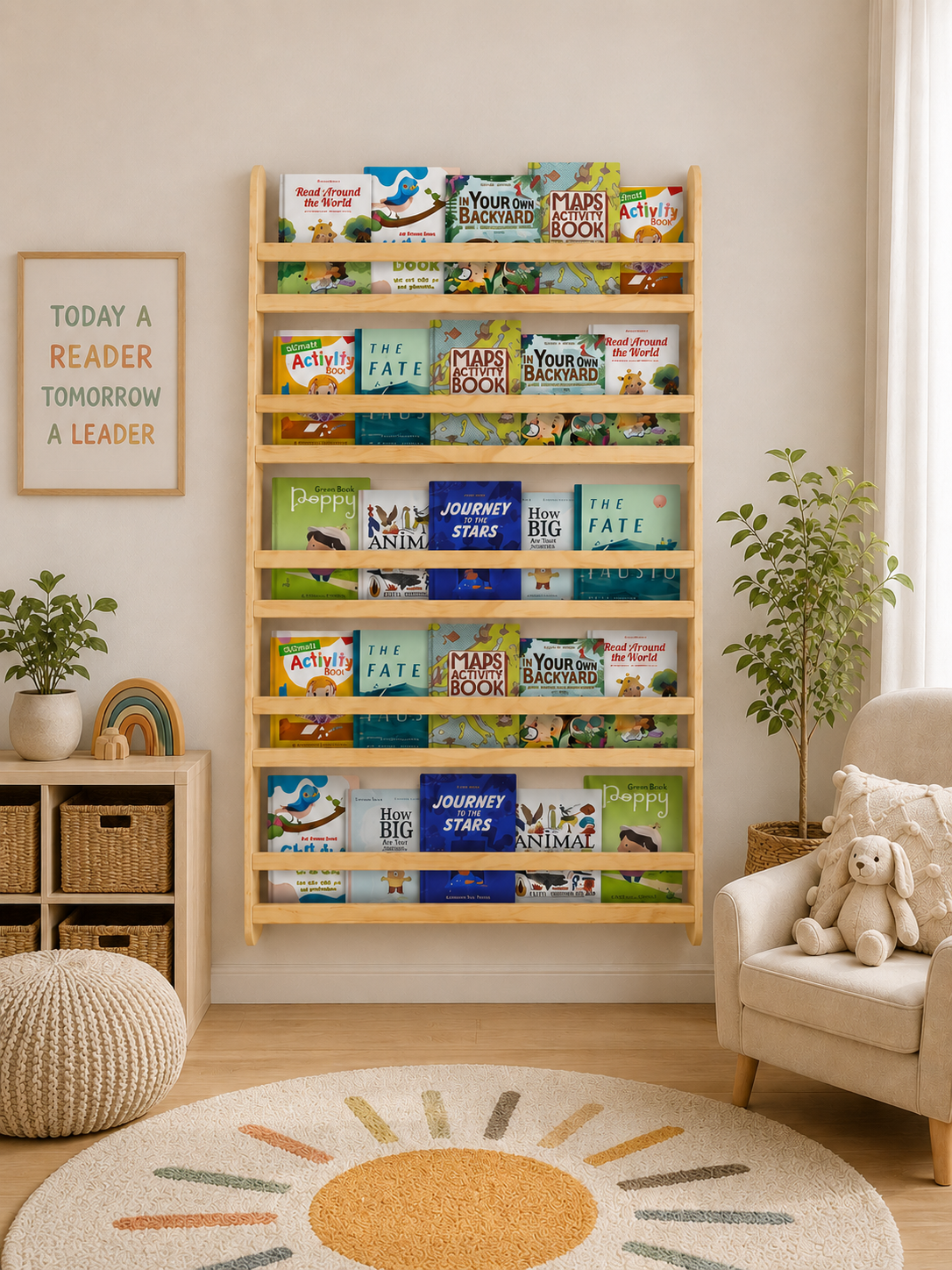 The Reader 5 Tier Kids Bookshelf