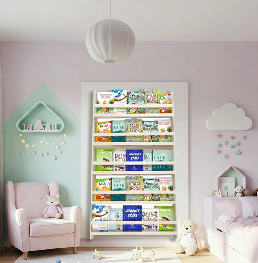 Five tier Montessori Bookshelves