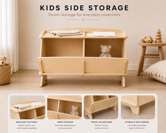 Wooden Toy Storage Unit