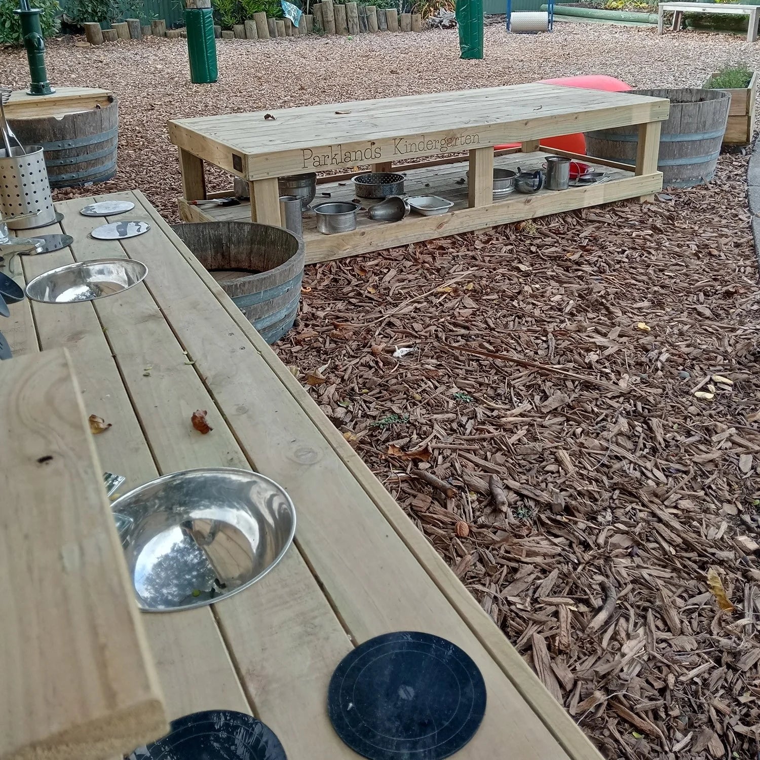 2.0 m Mud Kitchen – Preschool Edition: Dual Play Zones & Outdoor Durability