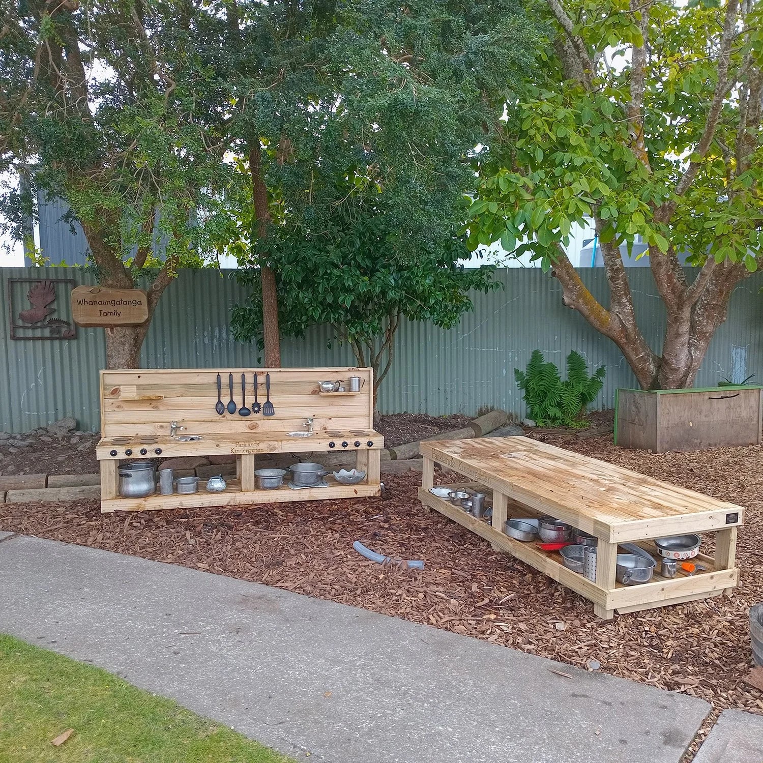 Outdoor kids play table