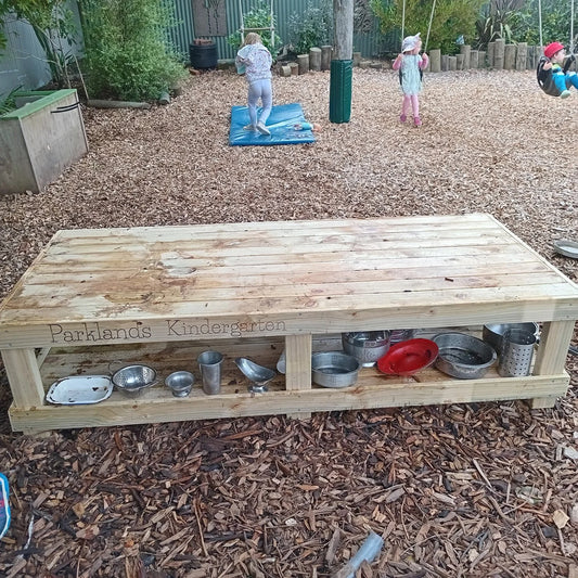 Outdoor kids play table