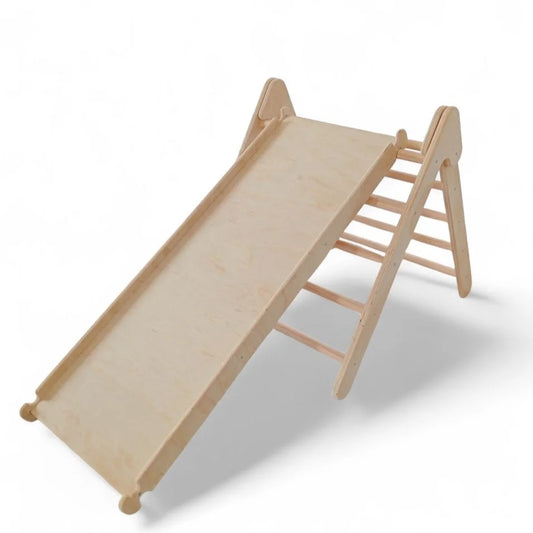 Pikler Ramp & Slide – 110 cm Wooden Climbing and Sliding Attachment
