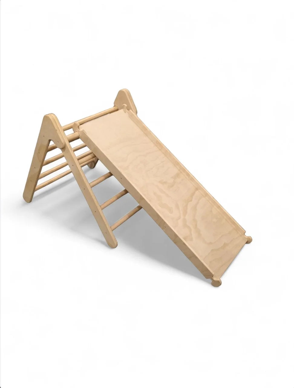 Large Pikler Triangle with Ramp & Slide attachment